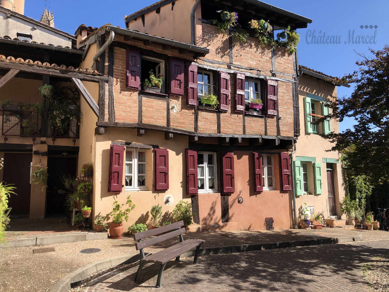 Typical house style in Albi